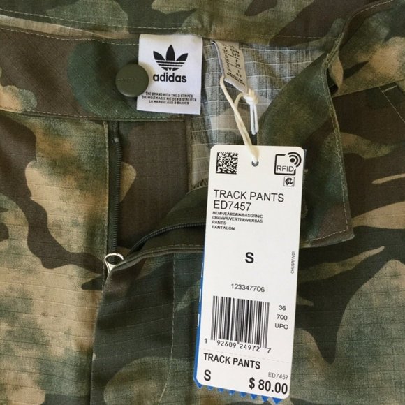 ⛔️SOLD⛔️ ADIDAS Originals Camo Cargo Track Pants S - Picture 13 of 16